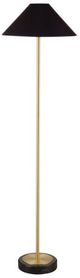 Bassett Mirror Norfolk Black/Gold Floor Lamp-0