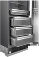 Ilve® 30” 16 Cu. Ft. Panel Ready Built In Column Refrigerator-3