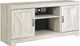 Signature Design by Ashley® Bellaby 4-Piece Whitewash Entertainment Center-2