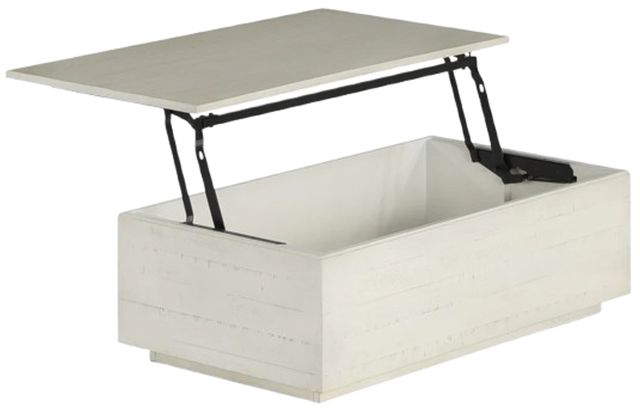 Transformer Table Transformer Canadian Birch White Lift Top Coffee Table-1