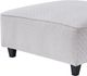 Fusion Furniture Wowza Cocoa Miles Collide Ivory Cocktail Ottoman-1