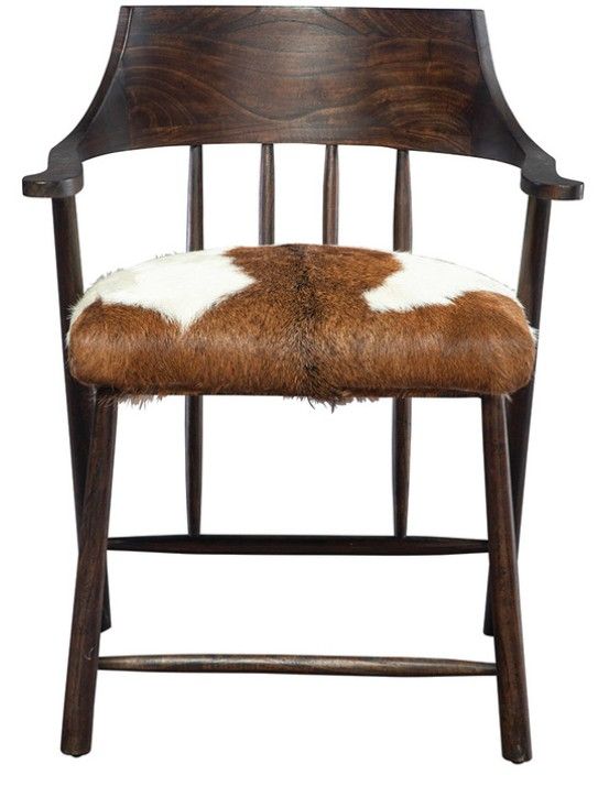Furniture Classics Willow Brown/Espresso Dining Arm Chair-1