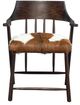 Furniture Classics Willow Brown/Espresso Dining Arm Chair-1