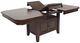 Jofran Inc. Manchester Merlot Rectangular High-Low Dining Table-5