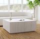 Classic Home Layne White 42" Square Coffee Table-1