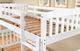 Kodiak Furniture Claire White Twin Storage Bunkbed -1