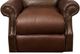 USA Premium Leather Furniture 7500 Almond/Pasiley Power Recliner-3