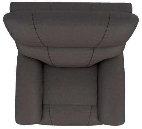 La-Z-Boy® Trouper Walnut Leather Power Wall Recliner with Headrest and Lumbar-4
