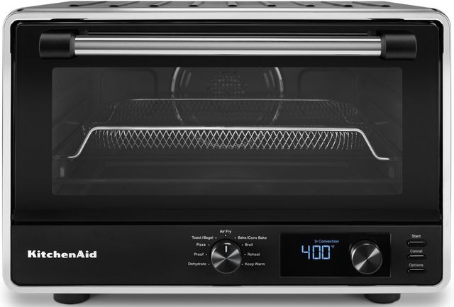 KitchenAid® 16" Matte Black Countertop Oven-0