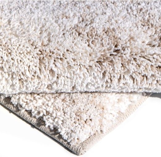 Orian Cloud 19 Solid Mix White 5'x8' Area Rug-3