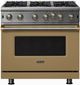 Viking® 5 Series 36" Golden Hour Liquid Propane Pro Style Gas Range-0