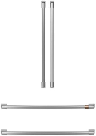 Café™ 4 Piece Brushed Stainless Refrigeration Handle Kit-0