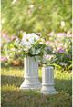 A & B Home 4-Piece White Planters-5