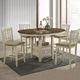 Intercon Mission Casuals French Oak/Rustic White Lattice Back Stool-1