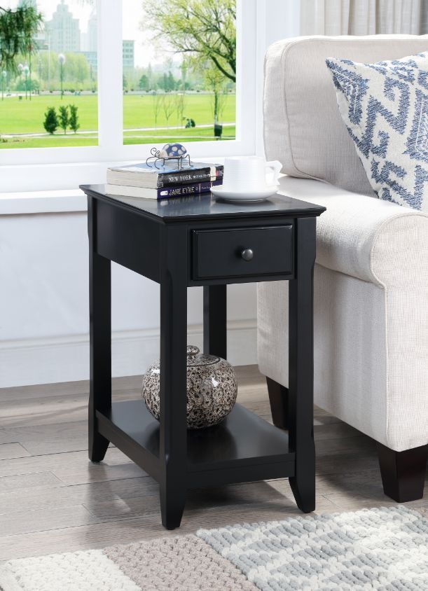 ACME Furniture Bertie Black Side Table-1