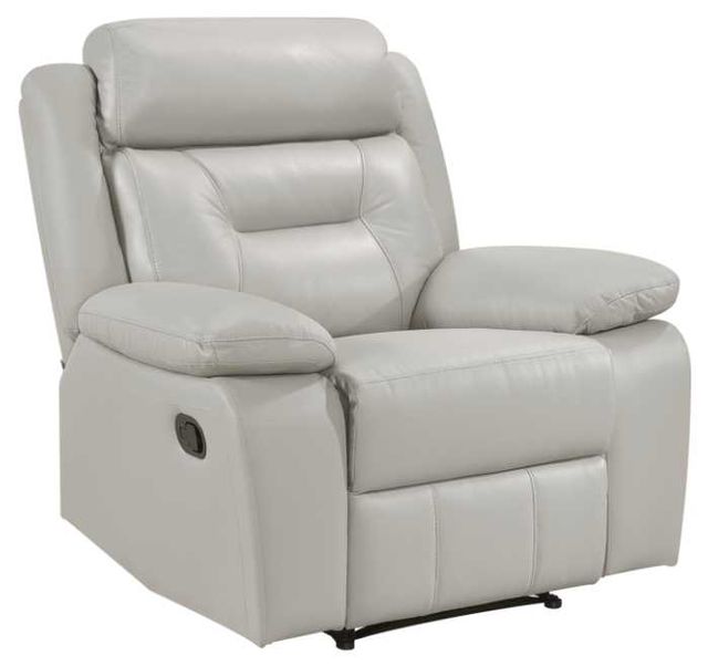 Homelegance® Laconia Silver Manual Recliner-0