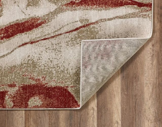 KAS Rugs Avalon Ivory/Red Wonder 5'x8' Area Rug-3