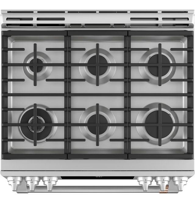 Café™ 30" Stainless Steel Slide-In Gas Range-1