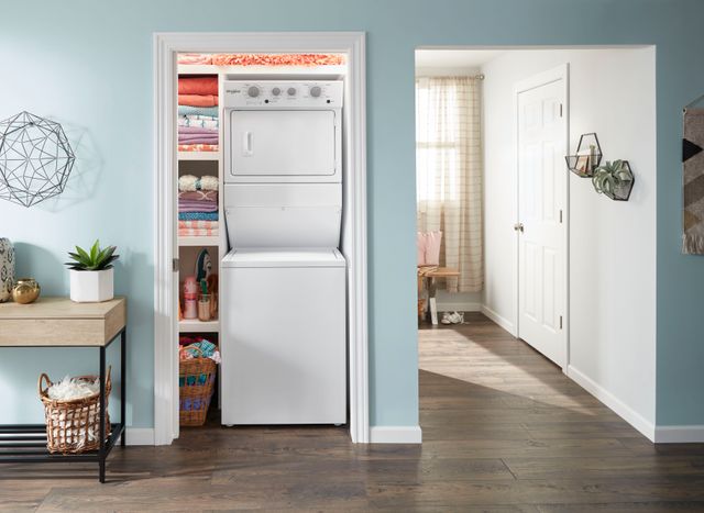Whirlpool® 3.5 Cu. Ft. Washer, 5.9 Cu. Ft. Dryer White Electric Stacked Laundry-2