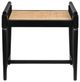 Crestview Collection Port Royal Black Accent Bench-1