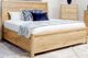 Mako Wood Furniture Sage Brown King Panel Bed-0