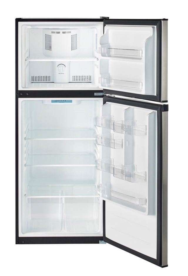 Moffat® 11.6 Cu. Ft. Stainless Steel Top Freezer Compact Refrigerator-1