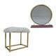 ACME Furniture Adao 2-Piece Gold Vanity Set-0
