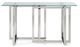 VIG Furniture Modrest Valiant Glass/Stainless Steel Console Table-1