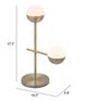 Zuo® Waterloo White/Brushed Bronze Table Lamp-4