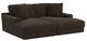 iAmerica Marshmallow Chocolate 2pc Double Chaise-0