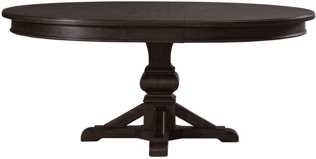 Liberty Furniture Paradise Valley 5-Piece Saddle Brown/Tobacco Pedestal Table Set-2