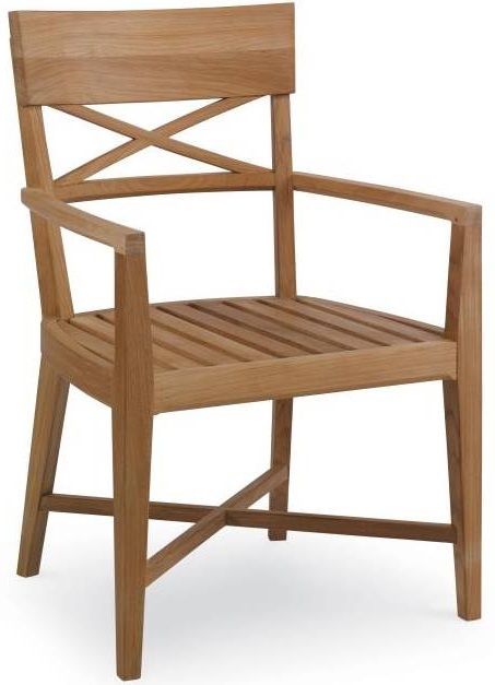 Century® West Bay Natural Dining Arm Chair-0