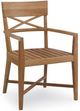 Century® West Bay Natural Dining Arm Chair-0