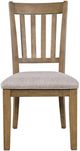 Jofran Inc. Brentwood Cascade Oak Upholstered Dining Side Chair-1
