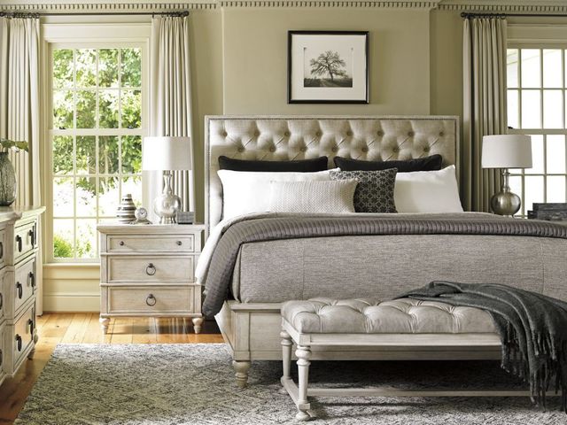 Lexington Home Oyster Bay Cedarhurst Beige Nightstand-1