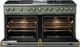 Viking® 5 Series 60" Eucalyptus Pro Style Dual Fuel (NG) Range with Brushed Brass Trim-1