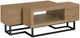 Hammary® Hidden Treasures Brown Coffee Table with Black Base-0