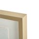 Olliix by Madison Park Signature Ivory Ladies Rose 2 Piece Ivory Glass Framed Graphic Single Floating Mat Set-3
