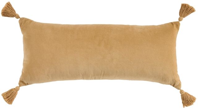Nourison Home™ Mina Victory Vintage Pillow Taupe 12"x30" Throw Pillow-1
