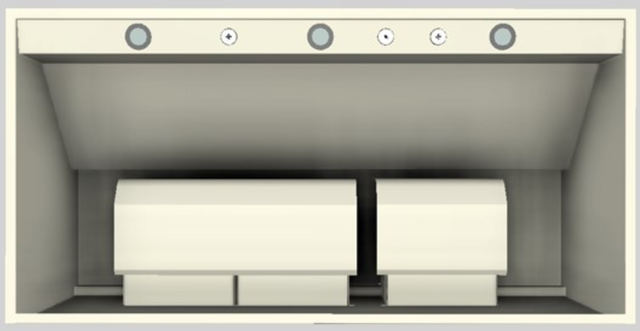 Vent-A-Hood® 48" Biscuit Wall Mounted Range Hood-3