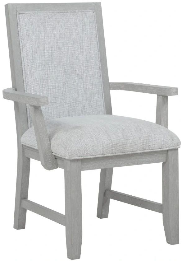 New Classic® Home Furnishings Fiona Mist Gray Dining Arm Chair-0