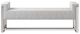 Bernhardt Stratum Gray/Polished Nickel Bench-3