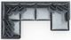 Jackson Furniture Remington 5-Piece Slate U-Shape Sectional and Chaise-5