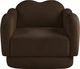 Meridian Furniture Bloom Brown Teddy Fabric Accent Chair-1