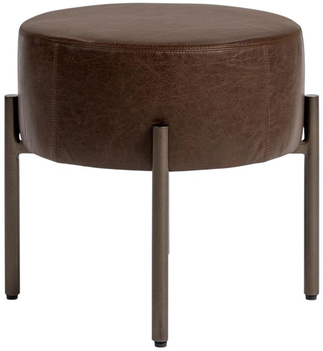 Classic Home Aimie Cocoa Brown Accent Stool-3
