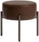Classic Home Aimie Cocoa Brown Accent Stool-3