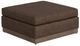 International Furniture Direct Georgia Brown Square Ottoman-0