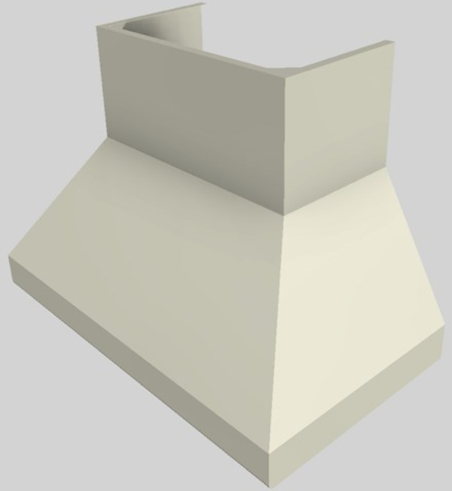 Vent-A-Hood® 42" Biscuit Wall Mounted Range Hood-4