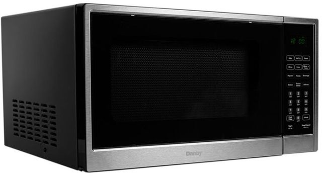 Danby® 1.3 Cu. Ft. Black and Stainless Steel Countertop Microwave-3