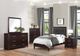 Mazin Furniture Edina Cherry Twin Bed-1
